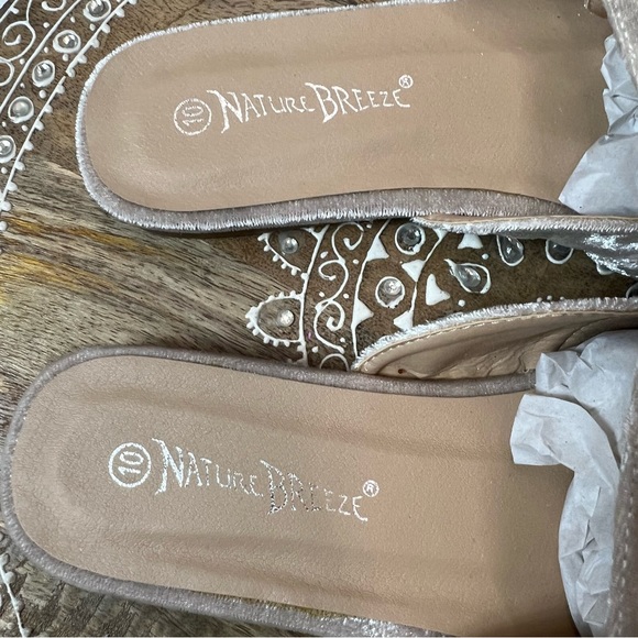 NWT Nature Breeze Slip on Women's Faux Velvet Mules - Picture 9 of 13